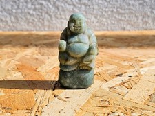 Buddha aus Jade - Jadeit ca. 75x40x30 mm / 206 Gramm Happy Buddha Myanmar