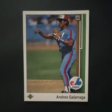 Upper Deck 1989 Andres Galarraga #115 Montreal Expos Baseball