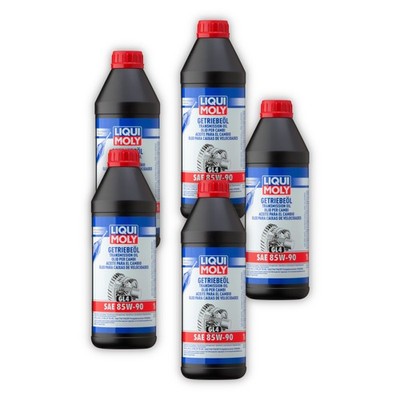 5x Getriebeöl LIQUI MOLY 1030 (GL4) SAE 85W-90 GL-4 Schaltgetriebe Getriebe Öl