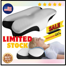 Cervical Memory Foam Pillow for Neck Pain Relief Ergonomic Neck Suppo Orthopedic