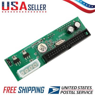 SATA Disk to IDE/PATA 40Pin Converter Adapter Universal Fit Green Unit