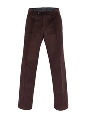 NWT ISAIA Napoli PANTS corduroy cotton brown trousers luxury Italy 50
