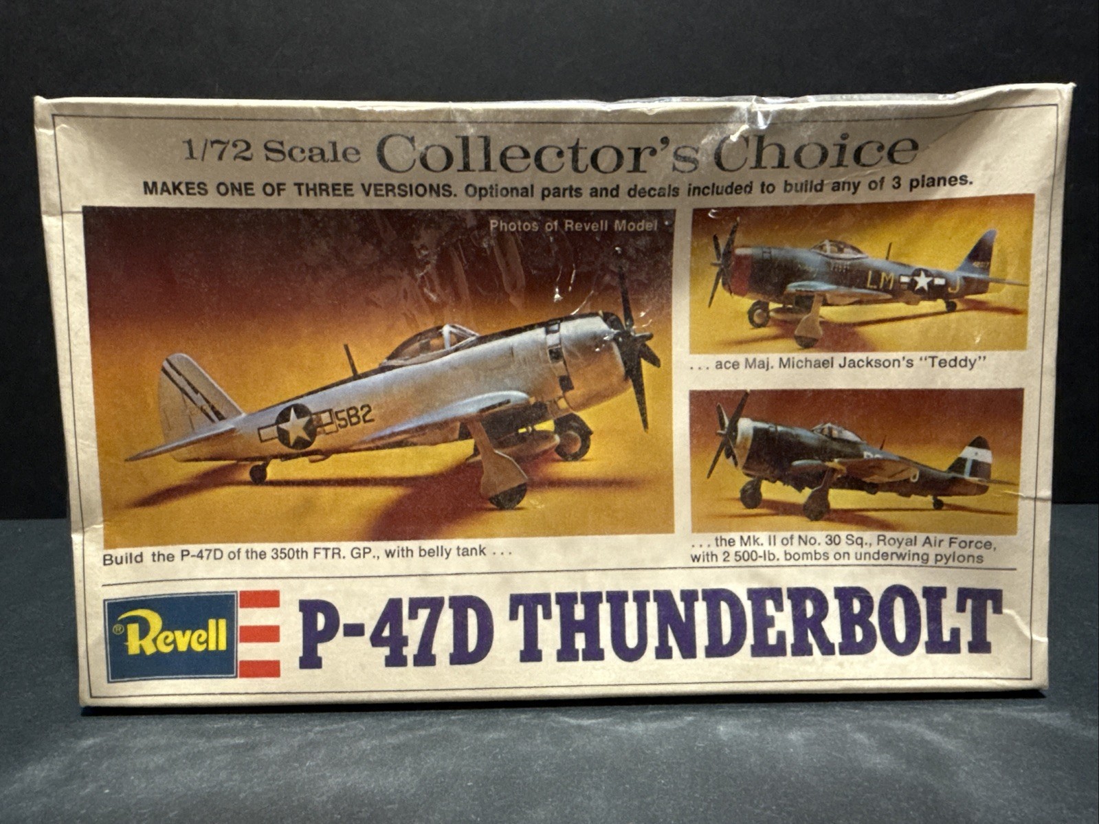 Plastic Revell P-47d Thunderbolt Sealed Vintage  1974