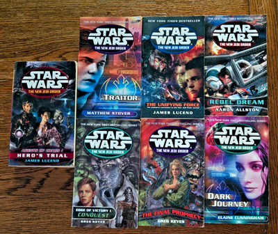 Star Wars The New Jedi Order Book Lot - 7 Books, Paperback
