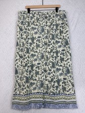 Vtg 90s Maxi Skirt XL Paisley Floral Feminine Modest Cottagecore Fairygrunge Y2K