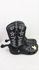 Crocs Limited edition cowboy boots in black s...