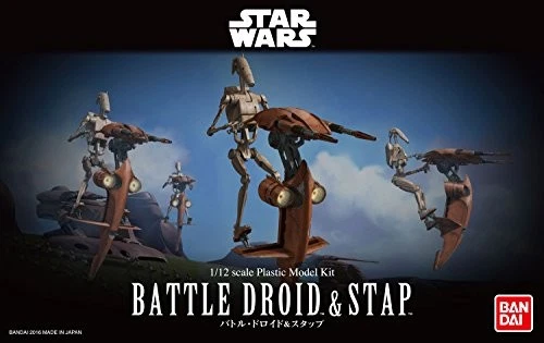 Star Wars Battle Droid Stapp 1/12 scale plastic model JP - Image 2 of 4