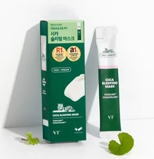 VT Cosmetics CICA Sleeping Mask | 1 Box, 6 Ampoules, 4mL Each