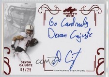 2016 Leaf Trinity Signatures Red 6/25 Devon Cajuste #A-DC1 Auto 3j2