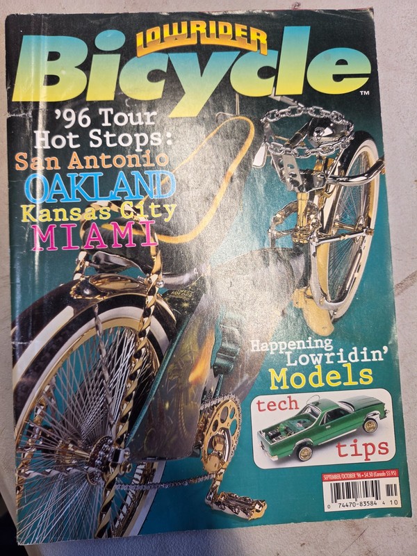 September/October 1996 Lowrider Bicycle Magazine with POSTER