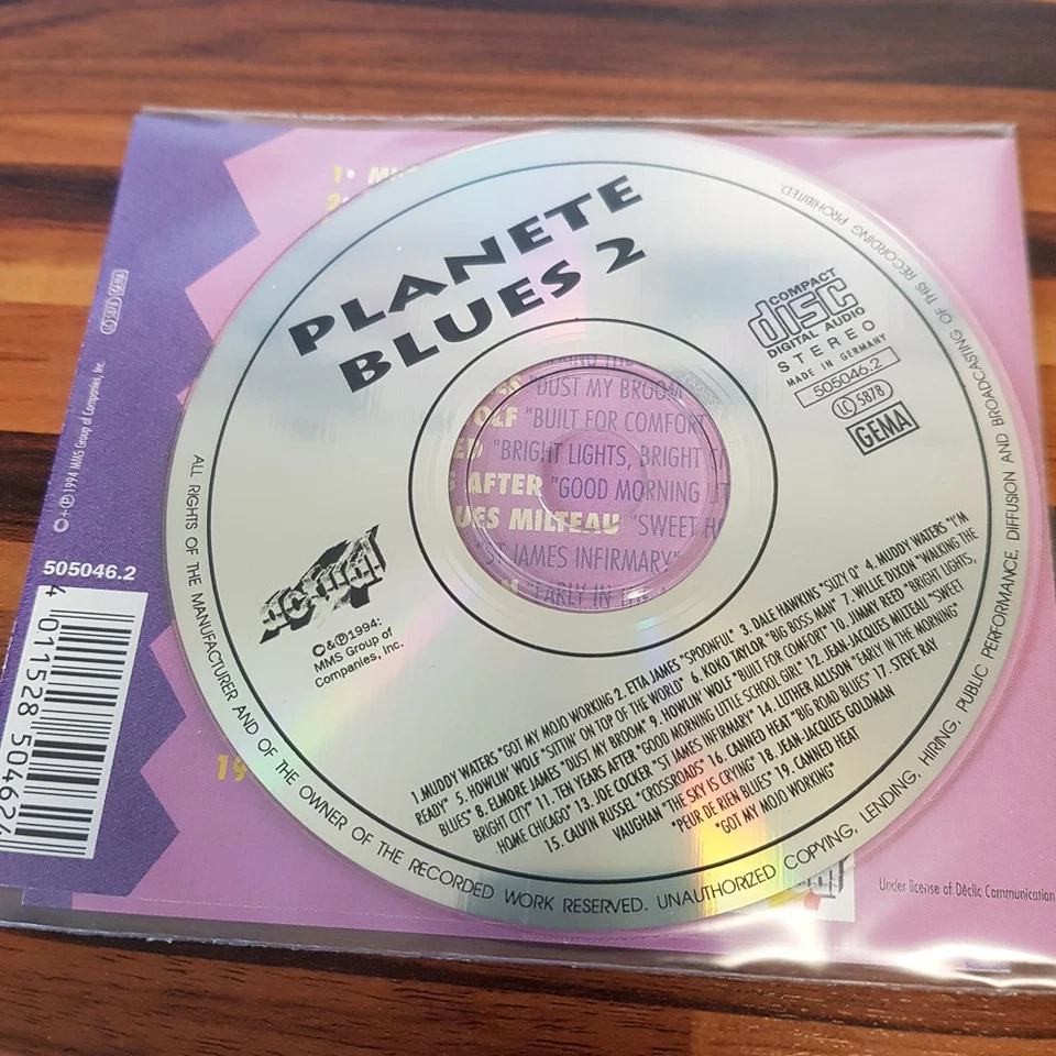 VARIOUS planete blues 2 VG+/VG+ (CD Album, Blues, MMS) - Bild 2 von 2