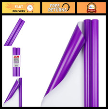 Glossy Purple Gift Wrap Paper - 50 Sq Ft Total, 2 Rolls, Perfect for All Occasio