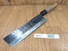 Japanese Chef's Kitchen Knife NAKIRI HAND MADE Vintage Japan 183/333mm RB114