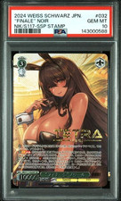 Weiss Schwarz Goddess of Victory: NIKKE - "Finale" Noir SSP Stamped Foil PSA 10