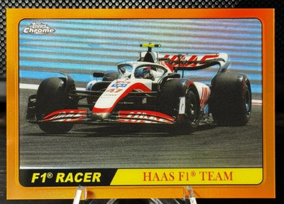 2022 Topps Chrome Formula 1 F1 Mick Schumacher #T68-MS F1 Racer Orange 21/25