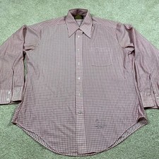 Vintage Sears Shirt Mens L 16 1/2 -34 Flared Cape Retro Perma Prest 70s Disco