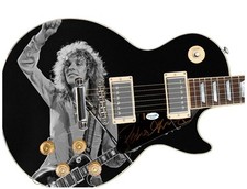 Peter Frampton Decades of Rockin Autographed 1/1 Custom Graphics Electric Guitar