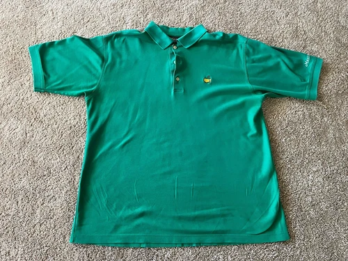 The Masters Collection Golf Polo Shirt - Large - Green - The Masters - EUC