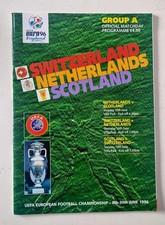 Euro96 PROGRAMME GROUP A SCOTLAND, SWITZERLAND, NETHERLANDS @ ASTON VILLA