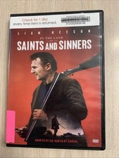 SAINTS AND SINNERS DVD MOVIE 2024 PLAYS GREAT LIAM NEESON IN THE LAND OF SAINTS