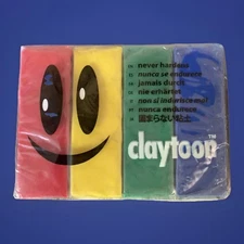 Claytoon – Non-Hardening Modeling Clay – Van Aken NEW In Package PRIMARY Colors