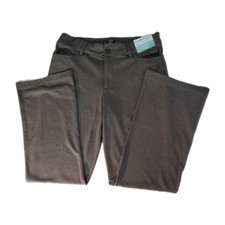 NEW Riders By Lee Pants Womens 14M Gray Comfort Waist