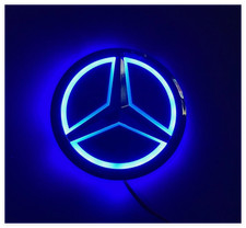 5D Badge LED Rear Emblem Auto Badge Trunk Blu...