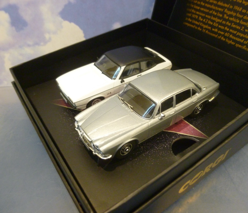 CORGI 1/43 MK2 FORD CAPRI 2.0S WHITE & JAGUAR XJ6 SERIES 2 SILVER MINDER CC91992 - Picture 7 of 8