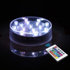 4 Inch Rechargeable Multicolor Led Light Base Usb Charging Battery Power