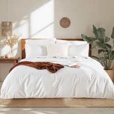 Duvet Cover King, 100 Organic Cooling Duvet Cover Set, Ultra Soft, 1 Duvet C...