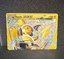 Nintendo Raichu BREAK 50/162 Breakthrough Full Art Holo Rare English 130 HP