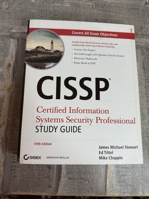 CISSP: Certified Information Systems Security Professional Study Guide - GOOD