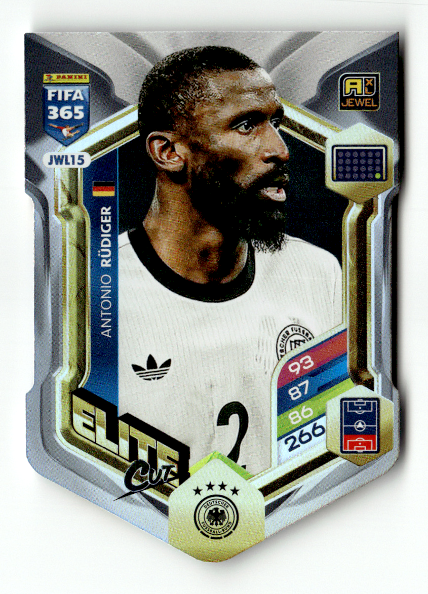 Panini Adrenalyn XL FIFA 365 2026 No. JWL15 Antonio Rüdiger Jewel