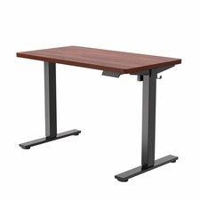 Flexispot Single Monitor Standing Desk E2 - Mahogany Top E2B4224N