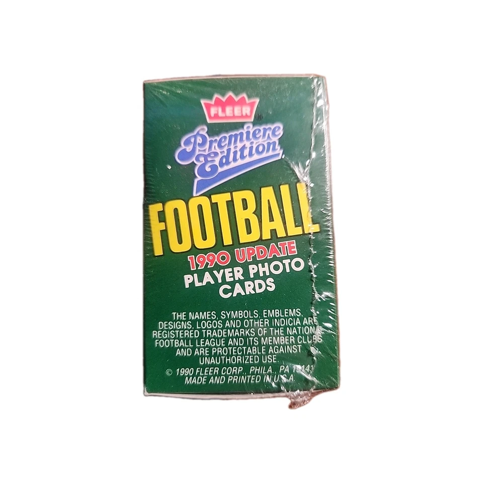 Juego de actualización Fleer Football Premiere Edition 1990 Emmitt Smith (RC) SELLADO**** Foto 2 de 2