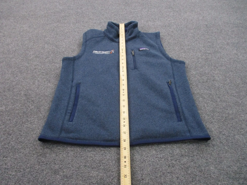 Chaqueta Patagonia Hombres M Azul Chaleco Mejor Suéter Polar Jersey Camping 25881 Foto 3 de 4