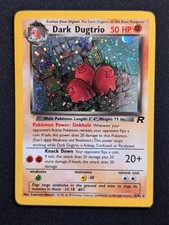 Dark Dugtrio 6/82 Team Rocket Pokemon NM Unlimited Holo on eBay