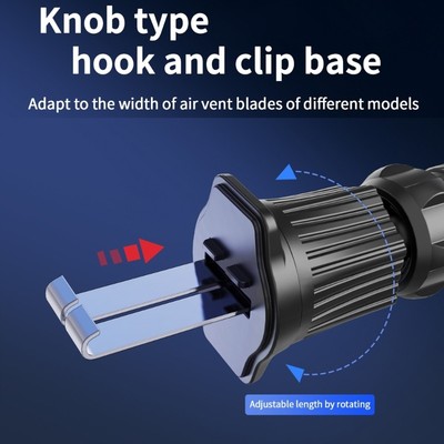 Car Vent Phone Holder Rack Foldable Clip Vertical Horizontal Ventilation Support