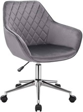 Bürohocker Rollhocker Arbeitshocker Schreibtischstuhl Bürostuhl Grau sb102dgr