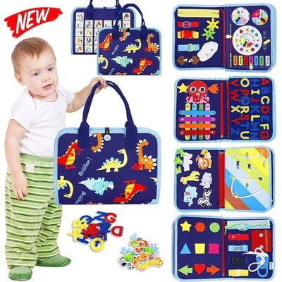 Busy Board Montessori Spielzeug Für Ab 1-4 Jahre Kleinkinder Baby Activity DE