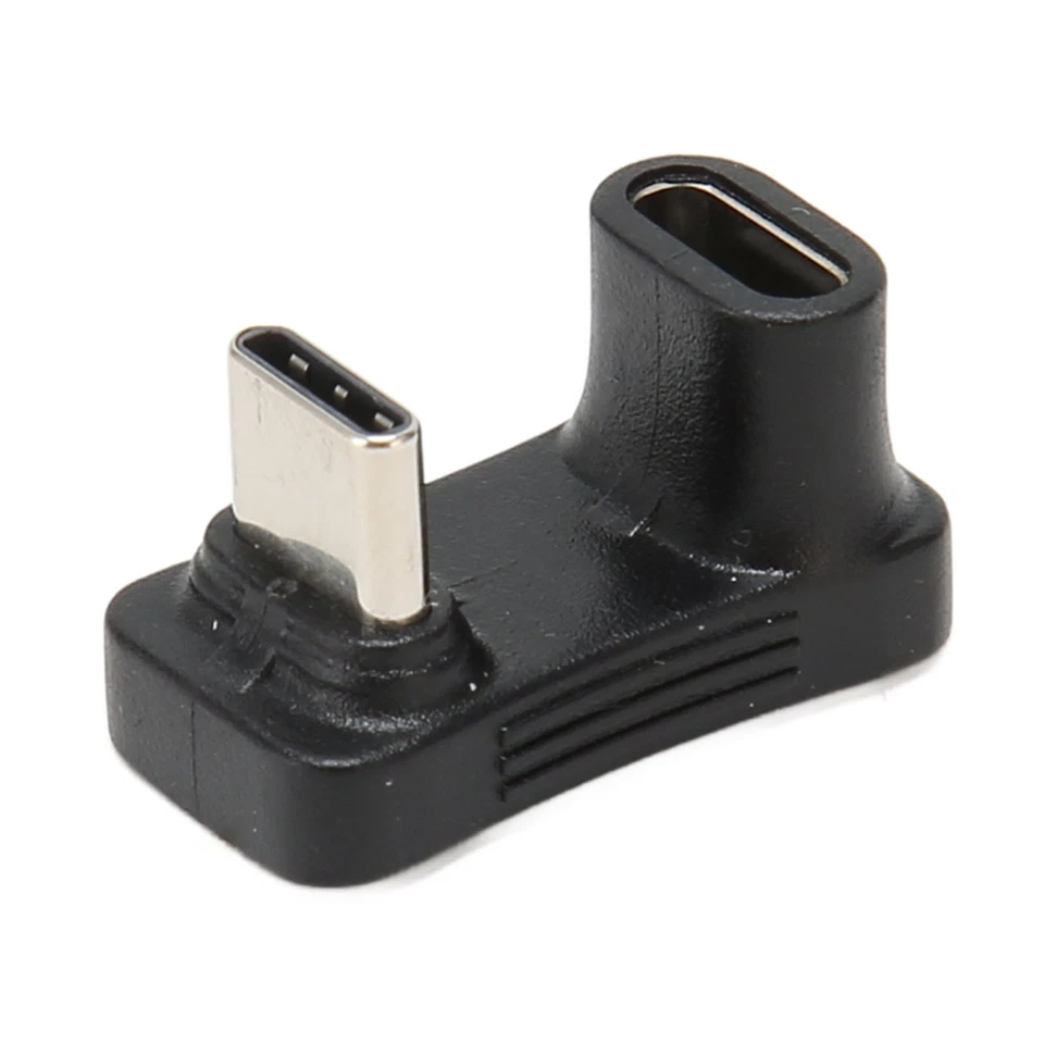 3x Type C Male To Female Adapter U Shaped 100W 10Gbps 4K Supported 180° USB C Ad - Image 2 of 4