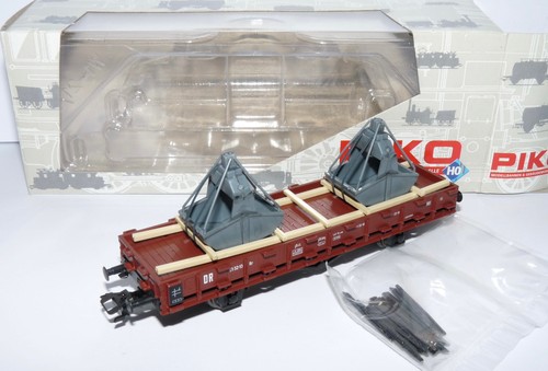 Piko H0 54834 DC ++ Rungenwagen der DR mit Großbaggerschaufel in OVP ++ #D4_377 | Condition: Gebraucht