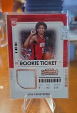 2021-22 Panini Contenders - Rookie Ticket Swatches Josh Christopher #RTS-JCH...