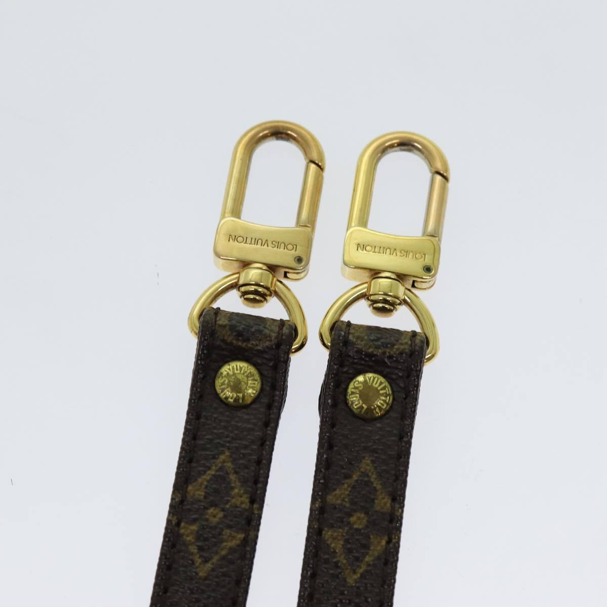Louis Vuitton レザーベルト LOUIS VUITTON Monogram Shoulder Strap 42.9