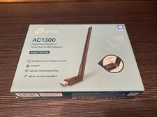 TP-LINK Archer T3U Plus 1300Mbps Wireless Dual-Band USB Adapter - Black