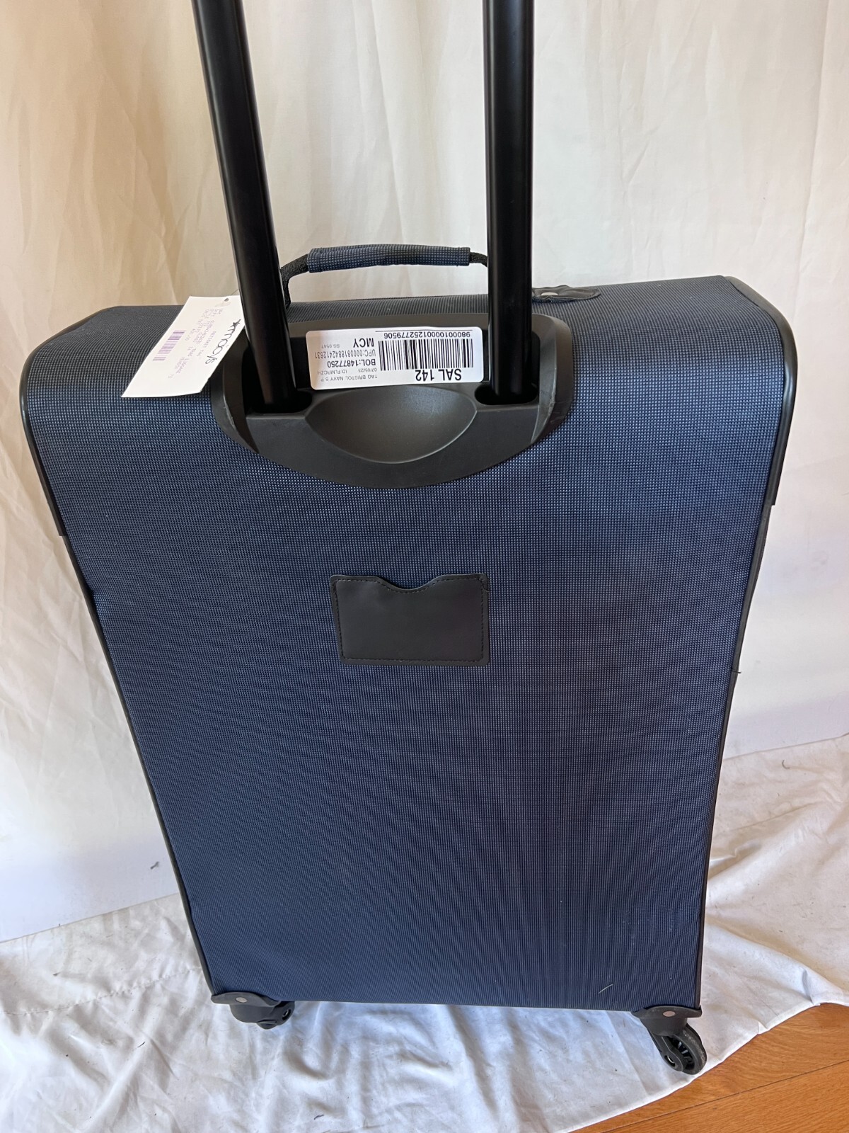 380 New TAG Bristol 25" Medium Suitcase Spinner Luggage Blue Travel