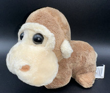 Walmart Plush Brown Tan Beige Cream Monkey Baby 7" with No Tail