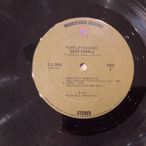 Deep Purple Purple Passages 2 Record Set 1st Press Green Labels 1972 2LS 2644 - Picture 10 of 12