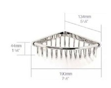 Samuel Heath N36.SSF Corner Shower Basket - S...