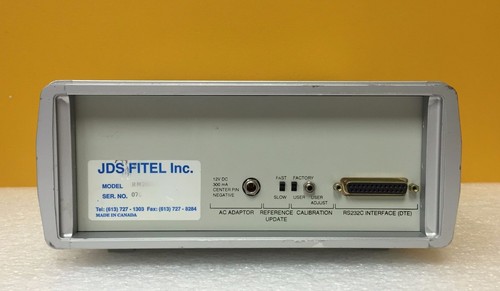 JDS Optics RM2000A, 0 to -35 dBm Optical Input, Backreflection Meter - Picture 2 of 2